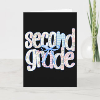 Tarjeta Lazos de coquetería de segundo grado para profesor