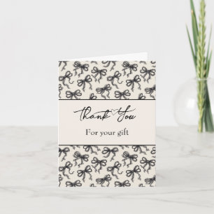 Tarjeta Lazos de encaje falso de corazón floral negro Grac