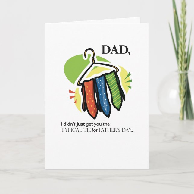 Tarjeta Lazos del Día del Padre (Anverso)