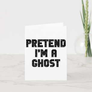 Tarjeta Lazy Easy Pretende que soy un fantasma Fiesta cost