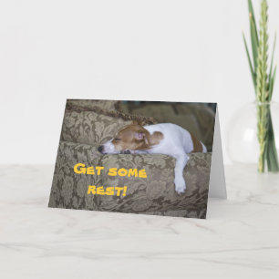 Tarjeta LazyBones, descansa un poco.