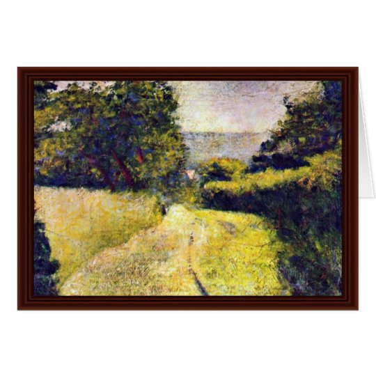 Tarjeta Le Chemin Creux de Seurat Jorte
