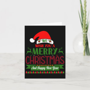 Tarjeta Le Deseamos Una Feliz Navidad Y Feliz Año Nuevo.