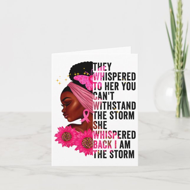 Tarjeta Le dijeron que no podía aguantar la historia (Anverso)