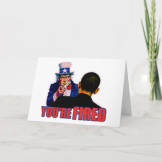 Tarjeta ¡Le encienden! Diseño anti de Obama