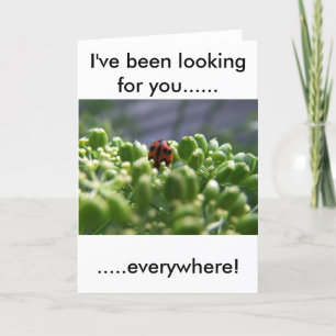 Tarjeta Le he estado buscando