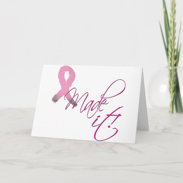 Tarjeta Le hice al cáncer de pecho (Anverso)