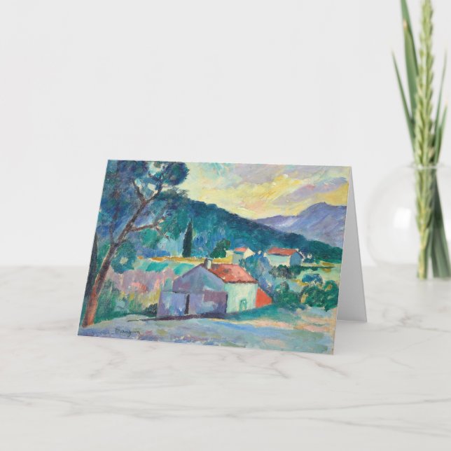 Tarjeta Le Mas à Saint-Tropez | Henri Manguin (Anverso)