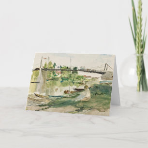 Tarjeta Le Pont sur l'Oise   Berthe Morisot