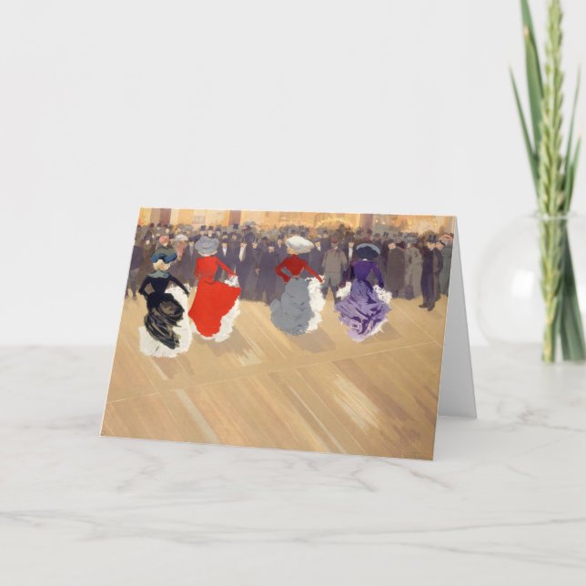 Tarjeta Le Quadrille au Moulin-Rouge | Louis Abel-Truchet (Anverso)