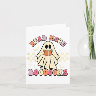 Tarjeta Lea más libros Cute Ghost Leer más libros H