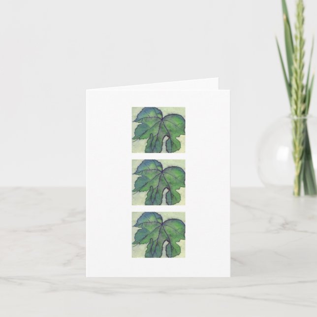 Tarjeta Leaf Notecard (Anverso)