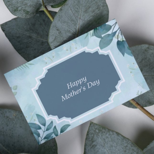 Tarjeta Leafy Botanical Mother's Day Card (Subido por el creador)