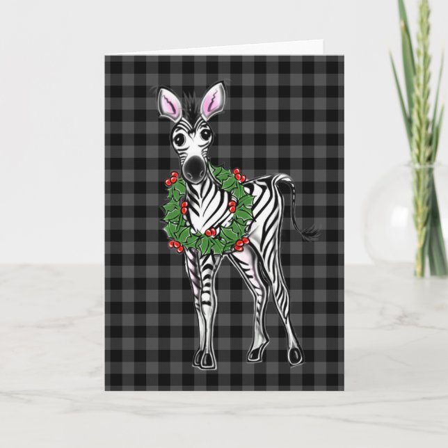 Tarjeta Lealtad de cebra de festividad, búfalo gris (Anverso)
