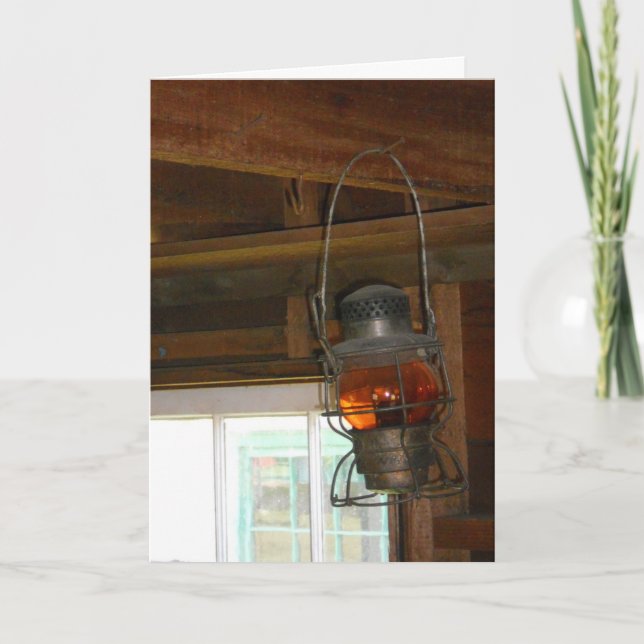 Tarjeta "Leather Shop Lantern" (Anverso)