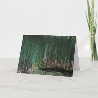 Tarjeta "Lechas" - Marsh & Pond Edge transformados digital