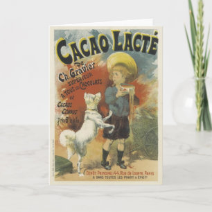 Tarjeta Leche de chocolate