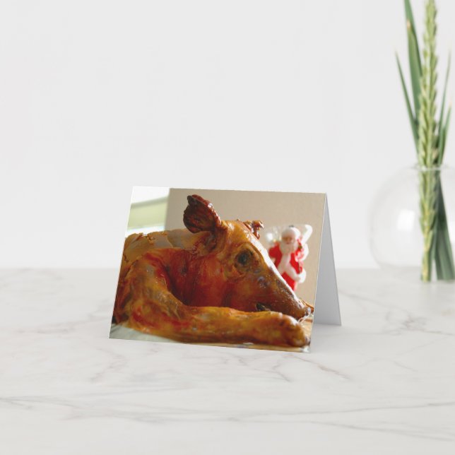 Tarjeta Lechon sa Pasko (Anverso)