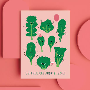 Tarjeta Lechuga te Celebra