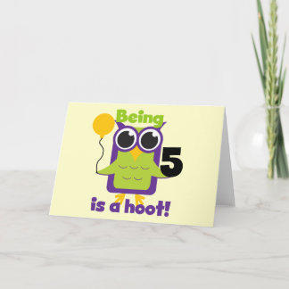 Tarjeta Lechuza Hoot Camisetas y Regalos de cumpleaños