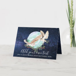 Tarjeta Lechuzas personalizadas