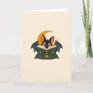 Tarjeta Lector de medianoche – Murciélago adorable amante 