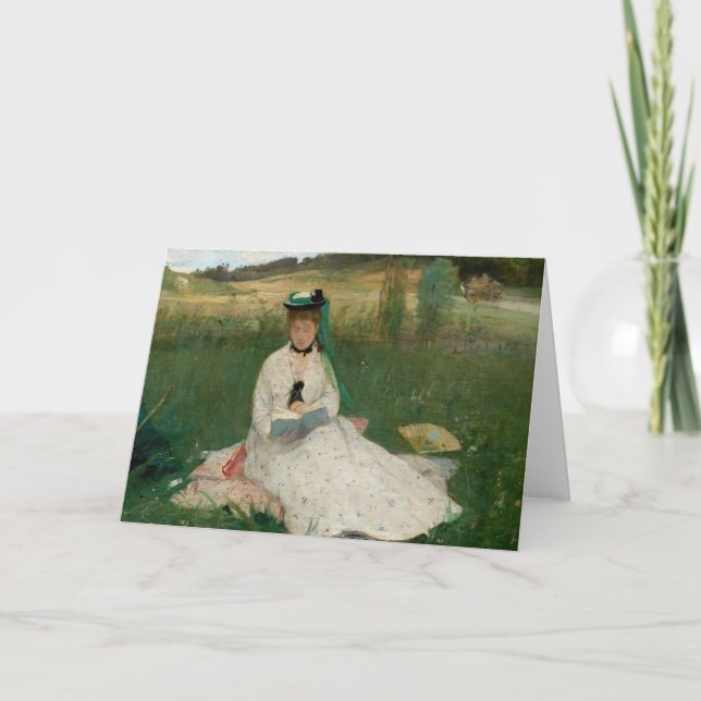 Tarjeta Lectura | Berthe Morisot (Anverso)