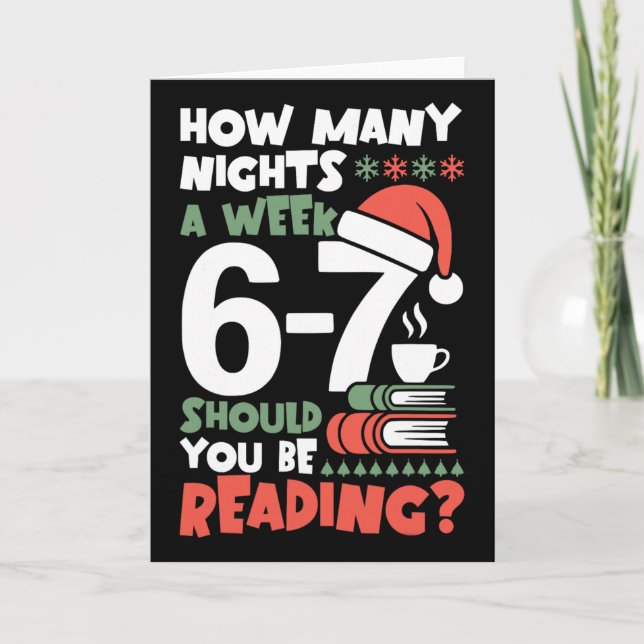 Tarjeta Lectura Divertida 67 Meme Profesor de Inglés Navid (Anverso)