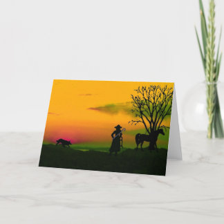 Tarjeta "Leer a trabajar"~Border Collie Notecard