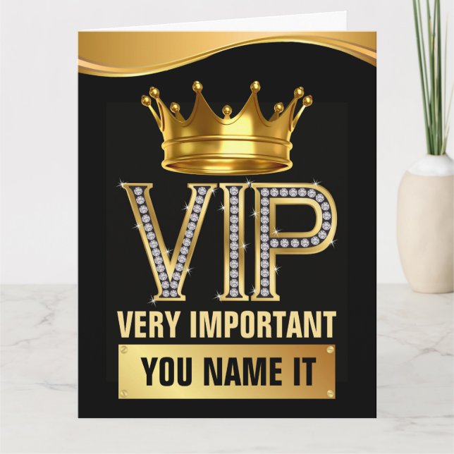 Tarjeta LEER: Nombrar VIP (Anverso)
