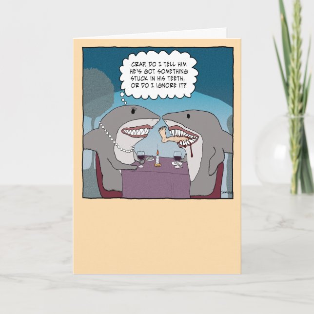 Tarjeta Leg divertida atascada en el cumpleaños de los die (Anverso)