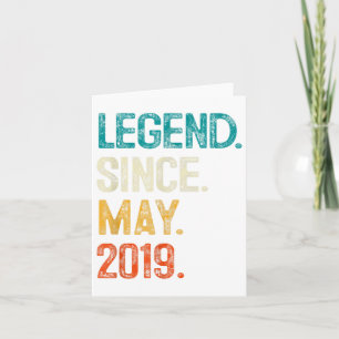 Tarjeta Legend 2019 6º Regalos De Cumpleaños Para Muchacho