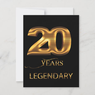 tarjeta legendaria de 20 años