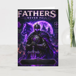 Tarjeta legendaria del padre lobo