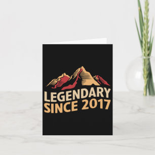 Tarjeta Legendaria excursión de cumpleaños desde 2017