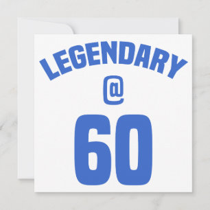 Tarjeta Legendario cumpleaños número 60