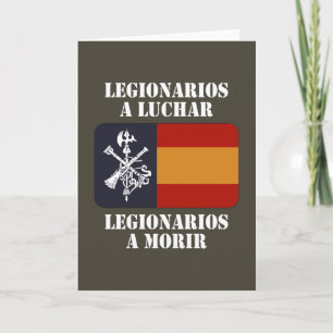 Tarjeta Legionarios a luchar 2