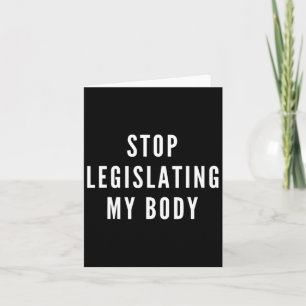 Tarjeta Legislar sobre las protestas feministas en mi cuer