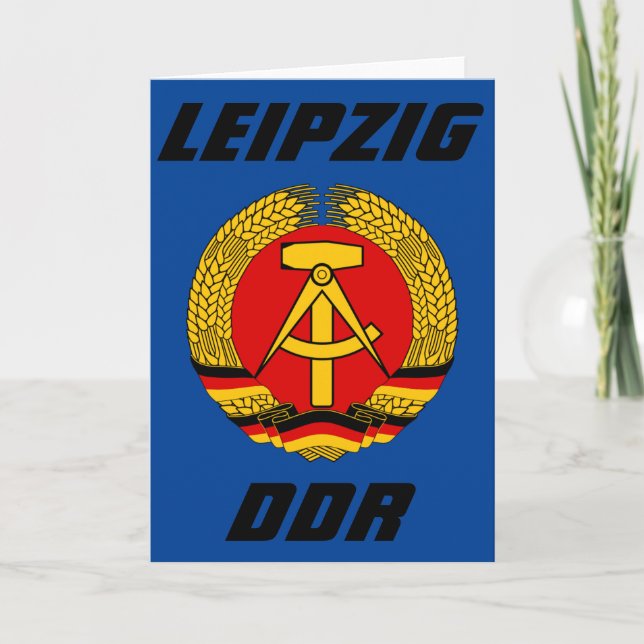 Tarjeta Leipzig, DDR, RDA - Alemania Oriental (Ossi) (Anverso)