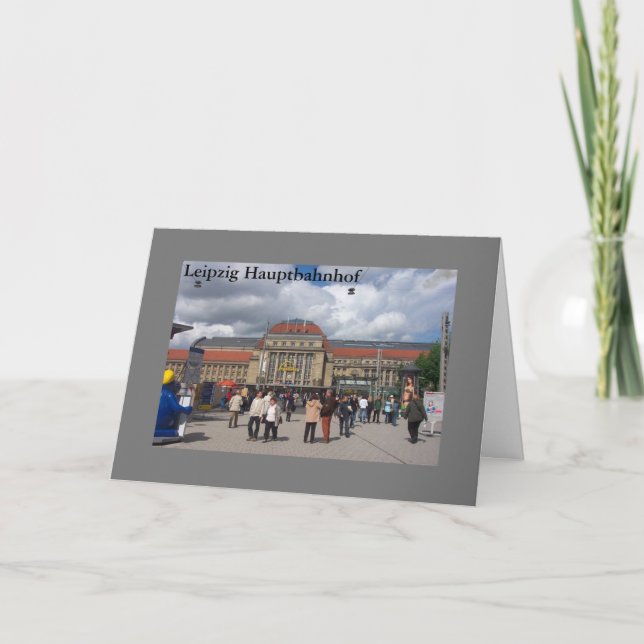 Tarjeta Leipzig Hauptbahnhof (Anverso)