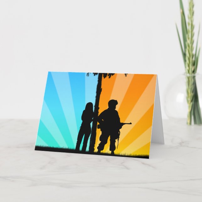 Tarjeta Lejos aparte, cerca en el corazón (Anverso)