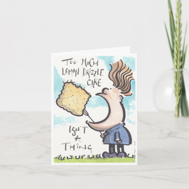 Tarjeta Lemon drizzle (Anverso)