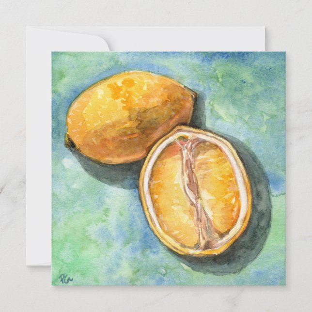 Tarjeta Lemon feliz (Anverso)