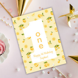 Tarjeta Lemon ONE Happy Birthday Card