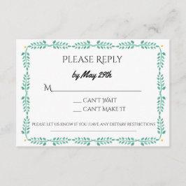 Tarjeta Lemon RSVP