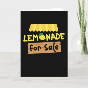 Tarjeta Lemonade For Sale Lemonade