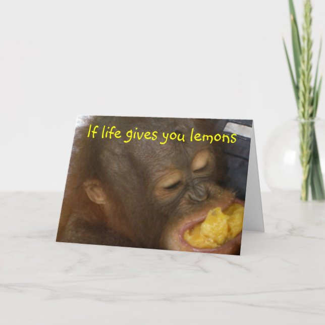 Tarjeta Lemonade: si la vida te da limones (Anverso)