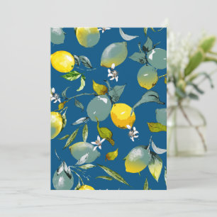 Tarjeta Lemones acuarelas 28