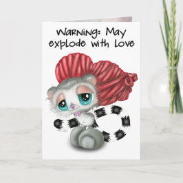 Tarjeta Lemur Surprise Confession — A Sweet Secret