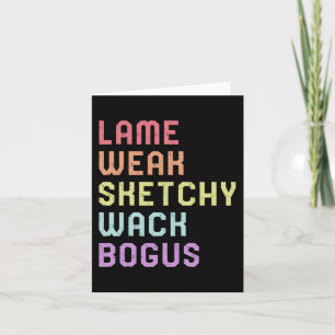 Tarjeta Lenguaje de Rótulo Lame débil jerga ASL Tee Deaf A